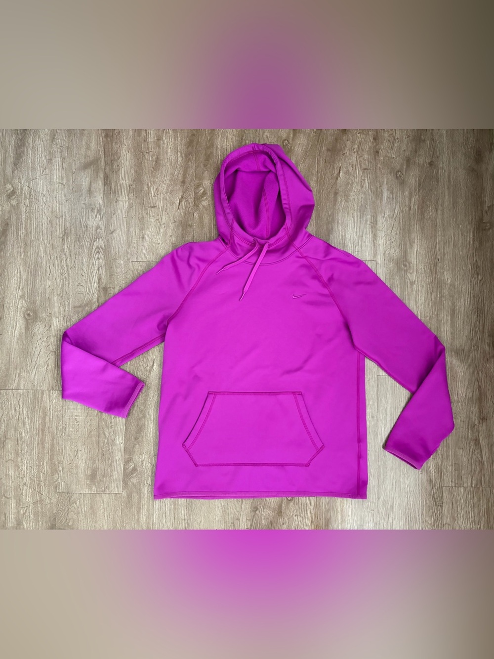 Nike Therma-Fit Fleece Lined Pullover Hoodie Women's Medium Purple Magenta